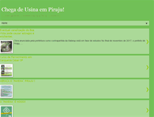 Tablet Screenshot of chegadeusina.com.br
